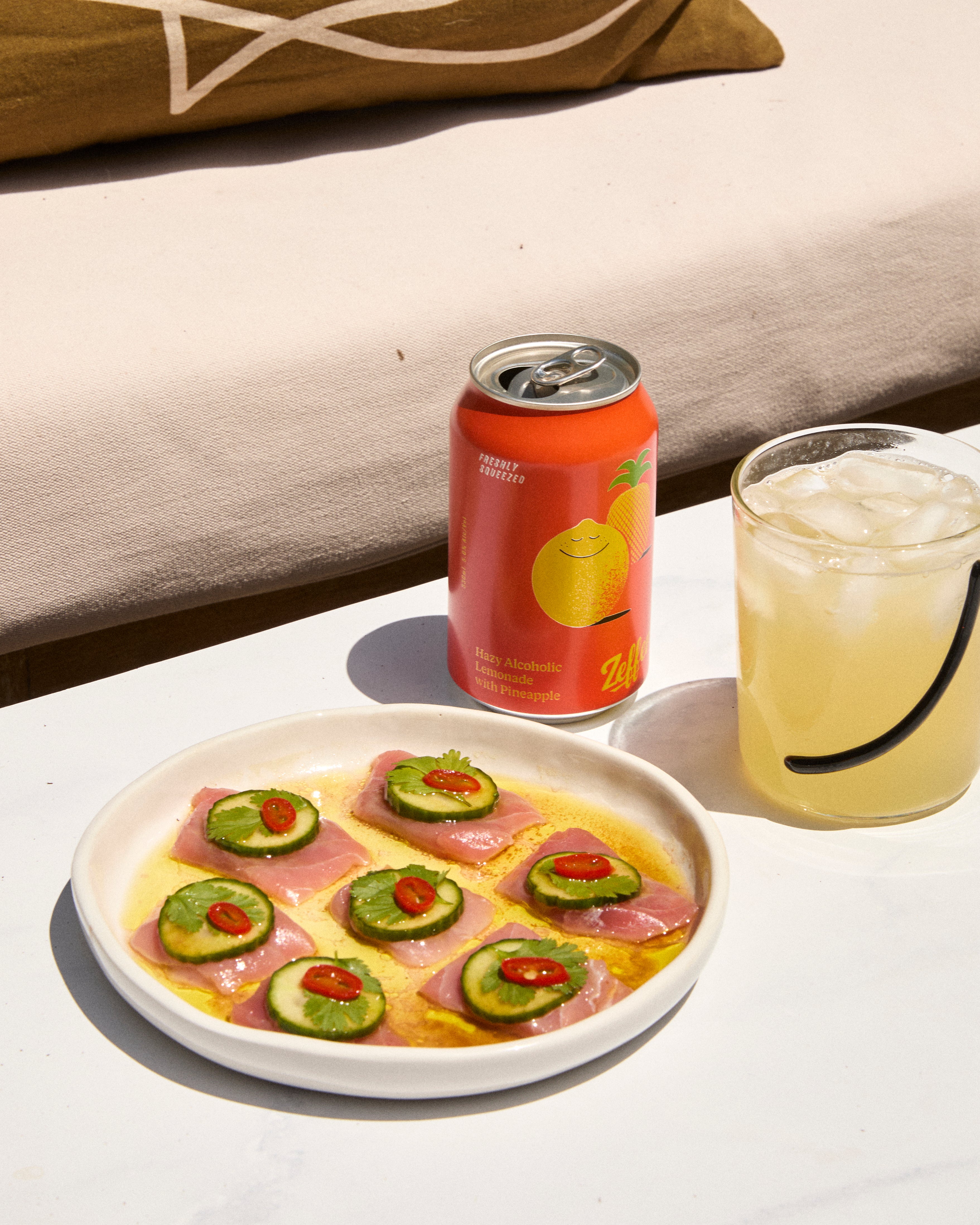 Hazy Alcoholic Lemonade with Pineapple – Zeffer NZ